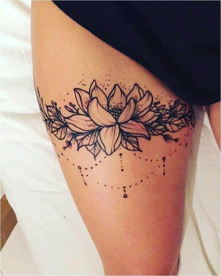 30 Elegant Thigh Tattoos To Level Up Your Sexiness And Charm 9