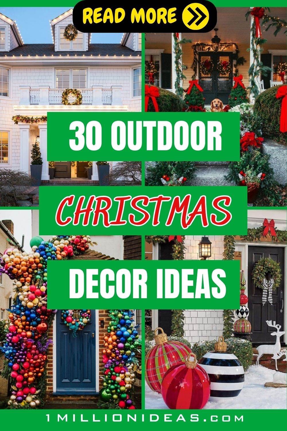 30 Outdoor Christmas Decorating Ideas To Spread Joy And Uplift Your Mood