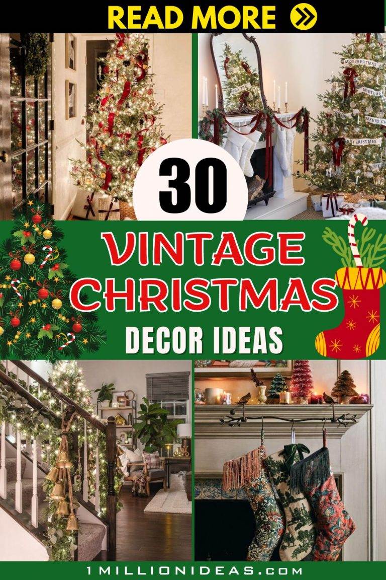 30 Vintage Christmas Decorating Ideas That Will Bring Back The Past