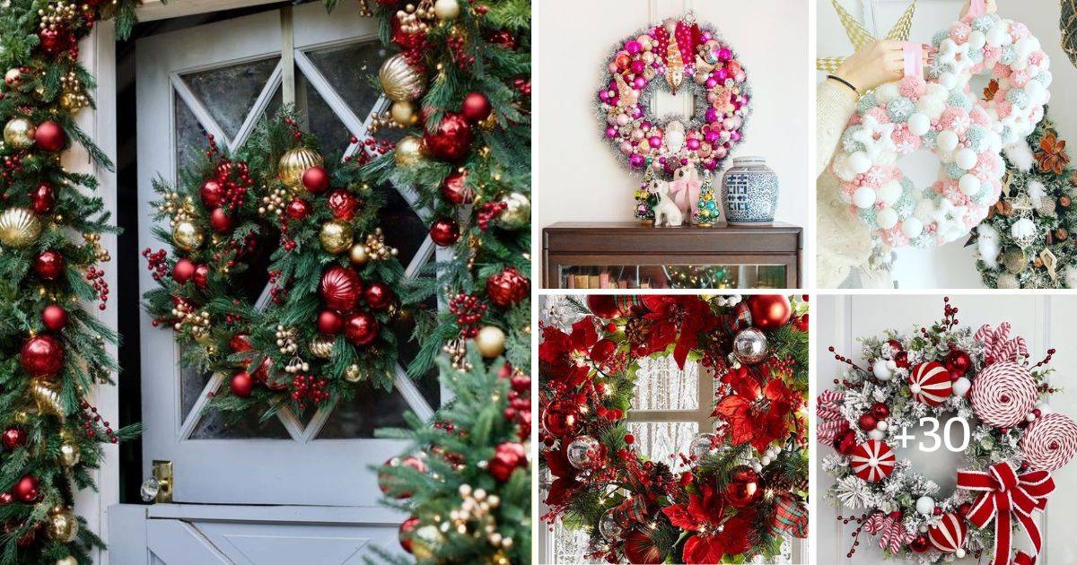 35-gorgeous-christmas-wreath-ideas-to-welcome-the-holiday-season