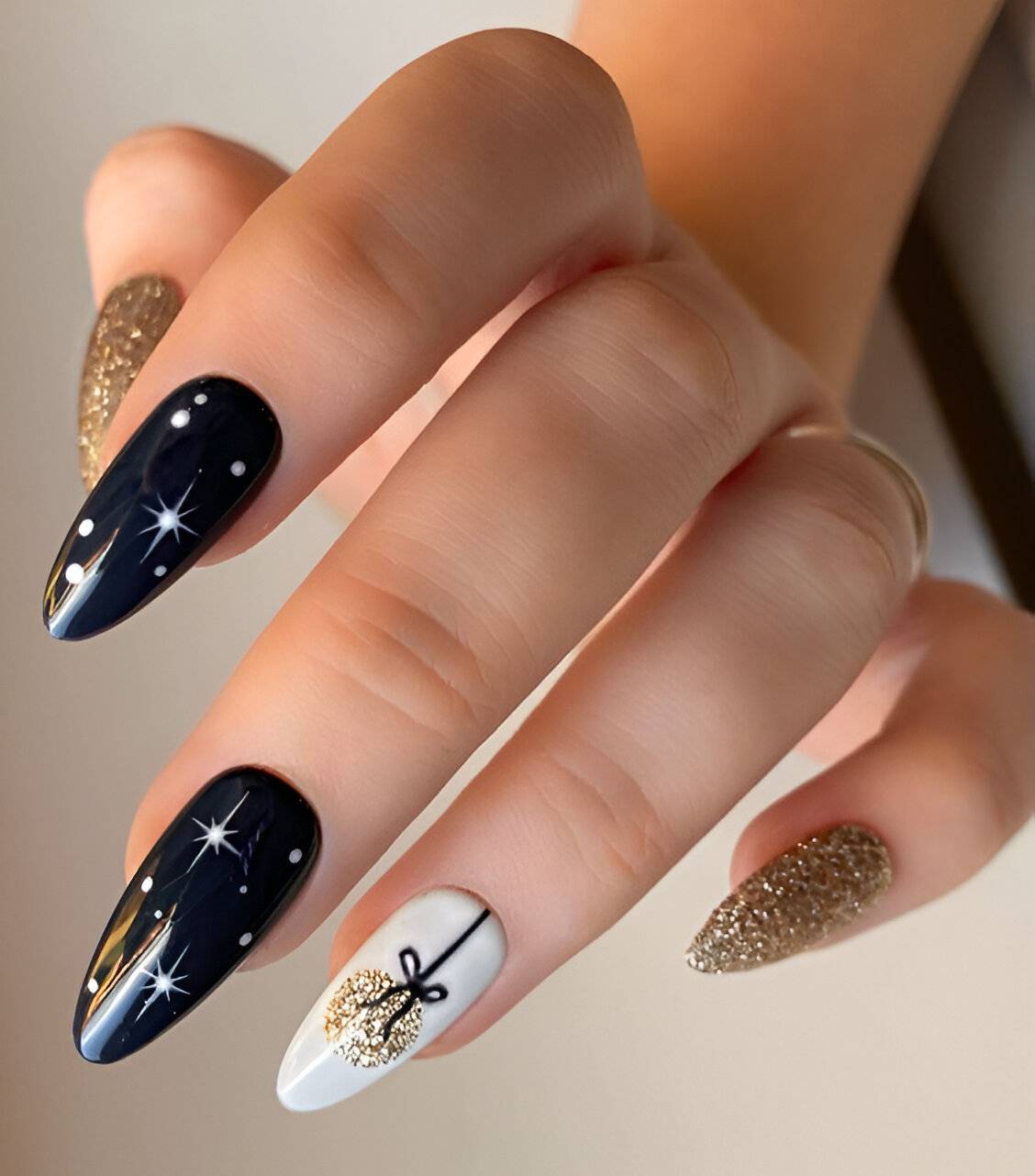 Chic New Year Nails