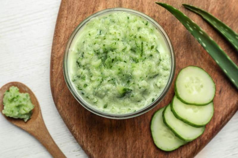 Cucumber Face Mask For Skin Hydrating