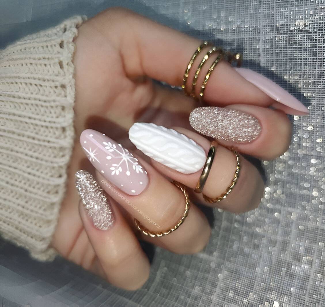 Glam And Matte Nails