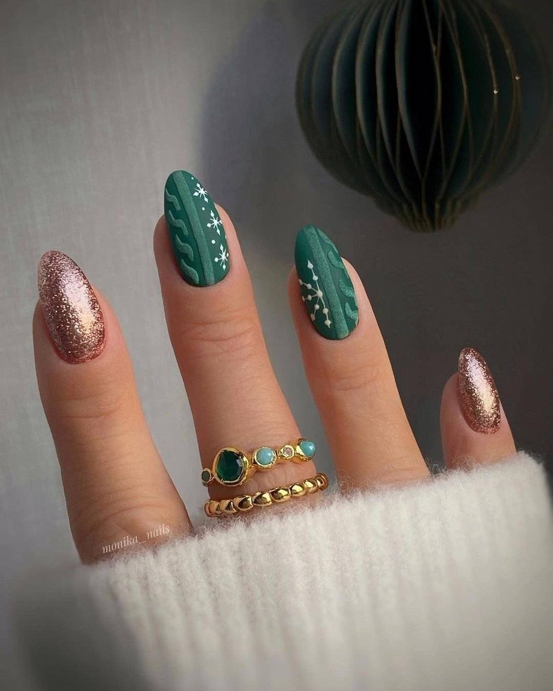 Green And Rose Gold