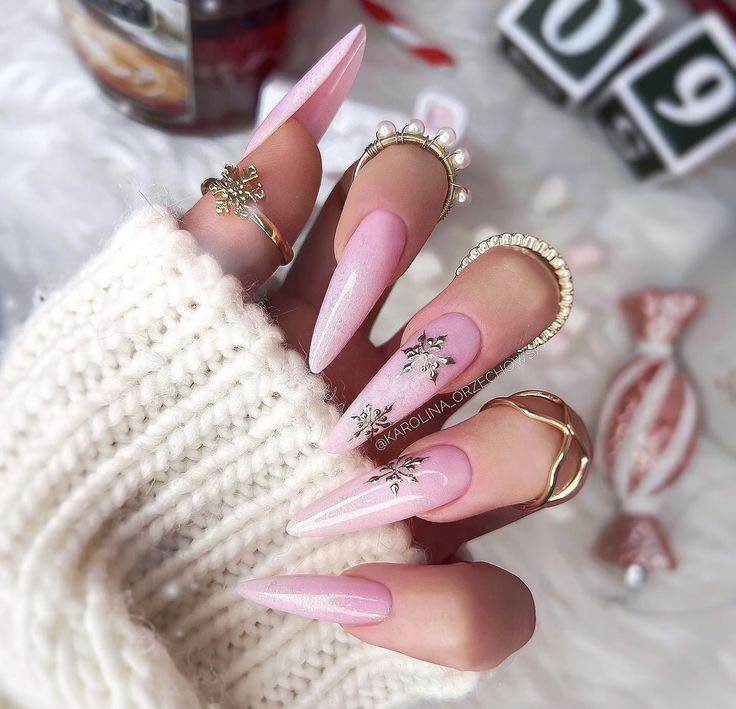 Ombre Baby Pink Nails