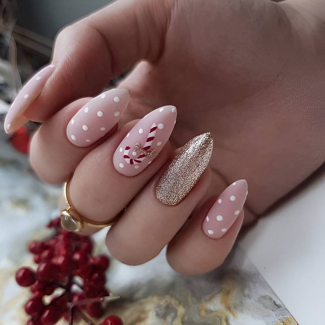 Sweet Baby Pink Manicure