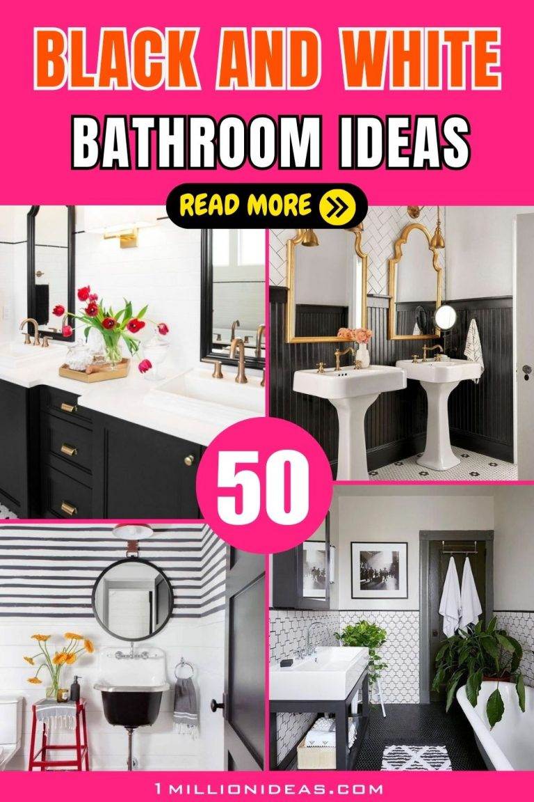 50 Black And White Bathroom Ideas That Will Inspire You To Redecorate