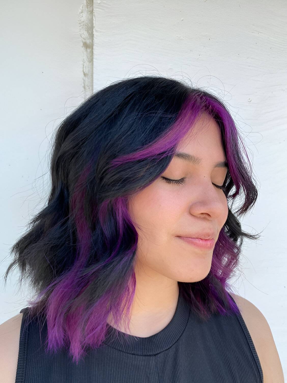 Colorful Highlights In Purple
