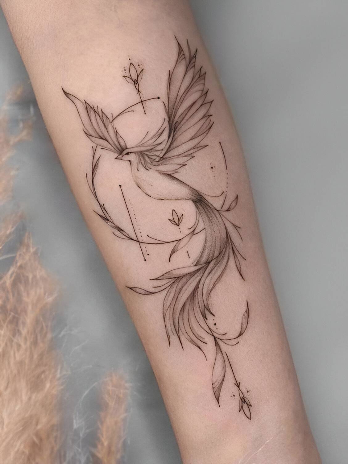 Forearm Phoenix Tattoos
