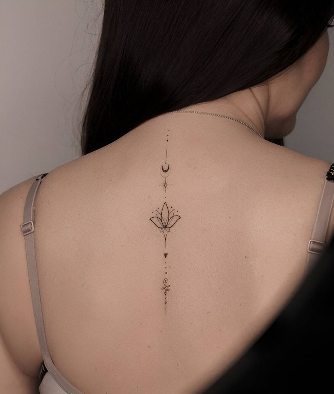 Minimalistic Back Tattoo