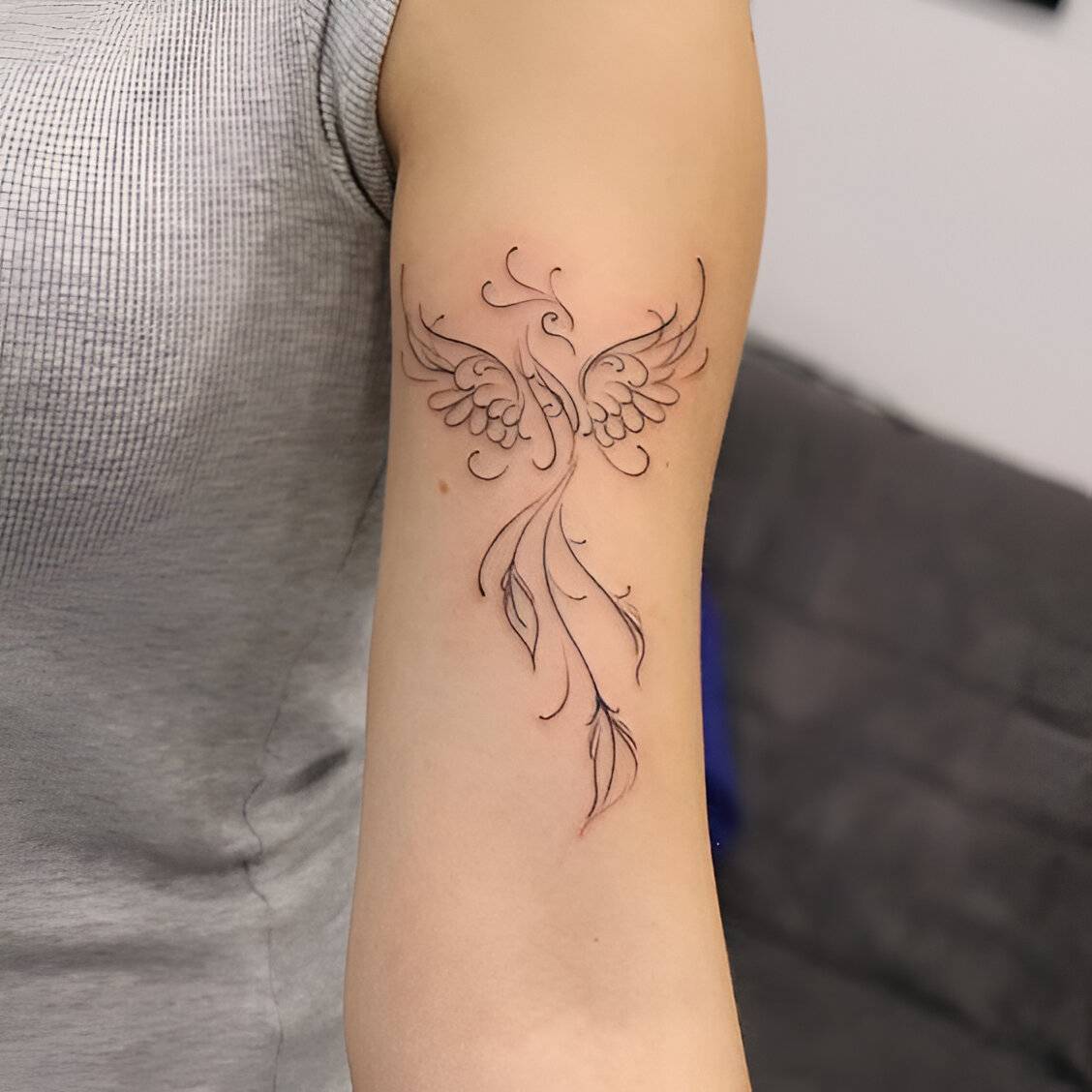 Phoenix Ink On Arm