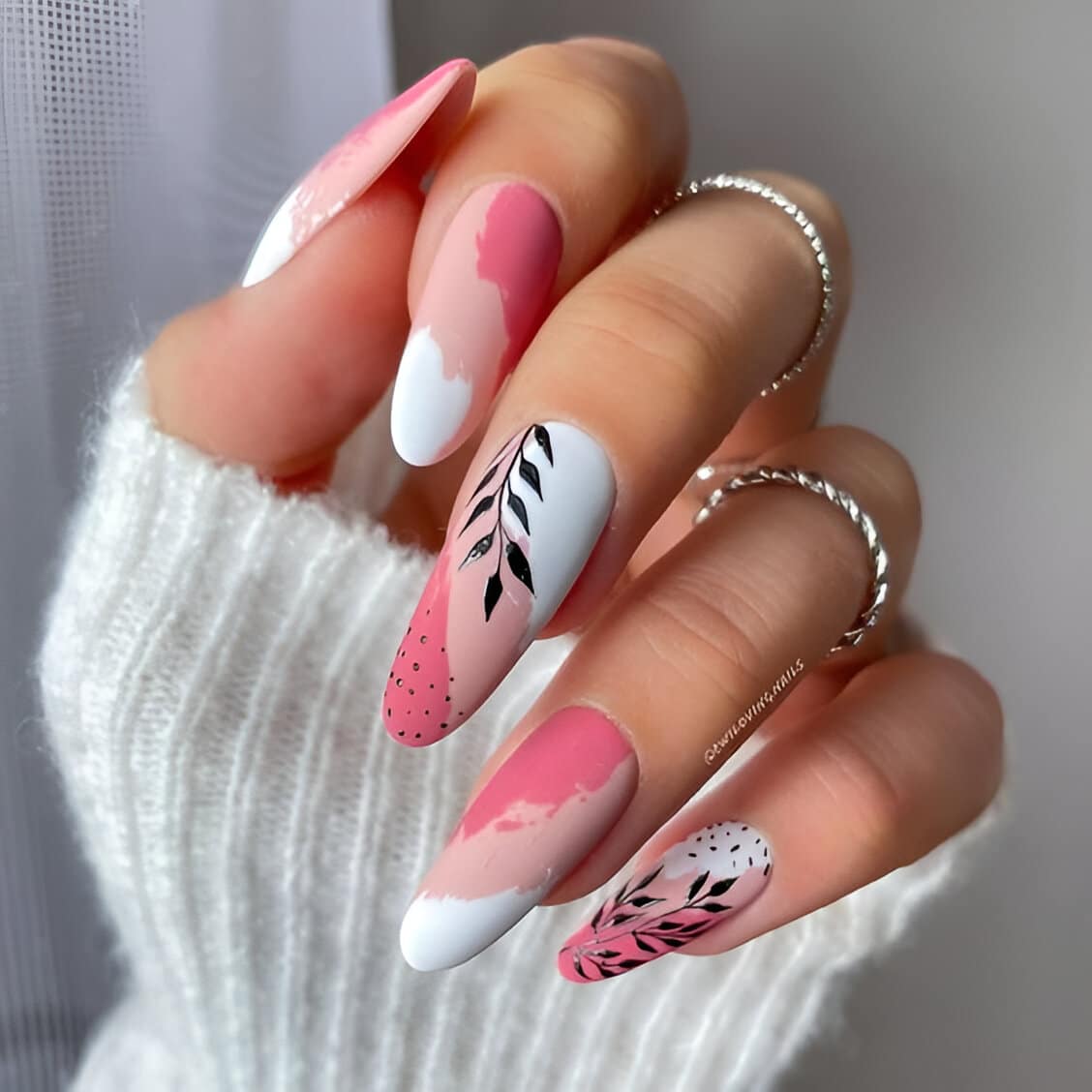 Fun Abstract Manicures 10