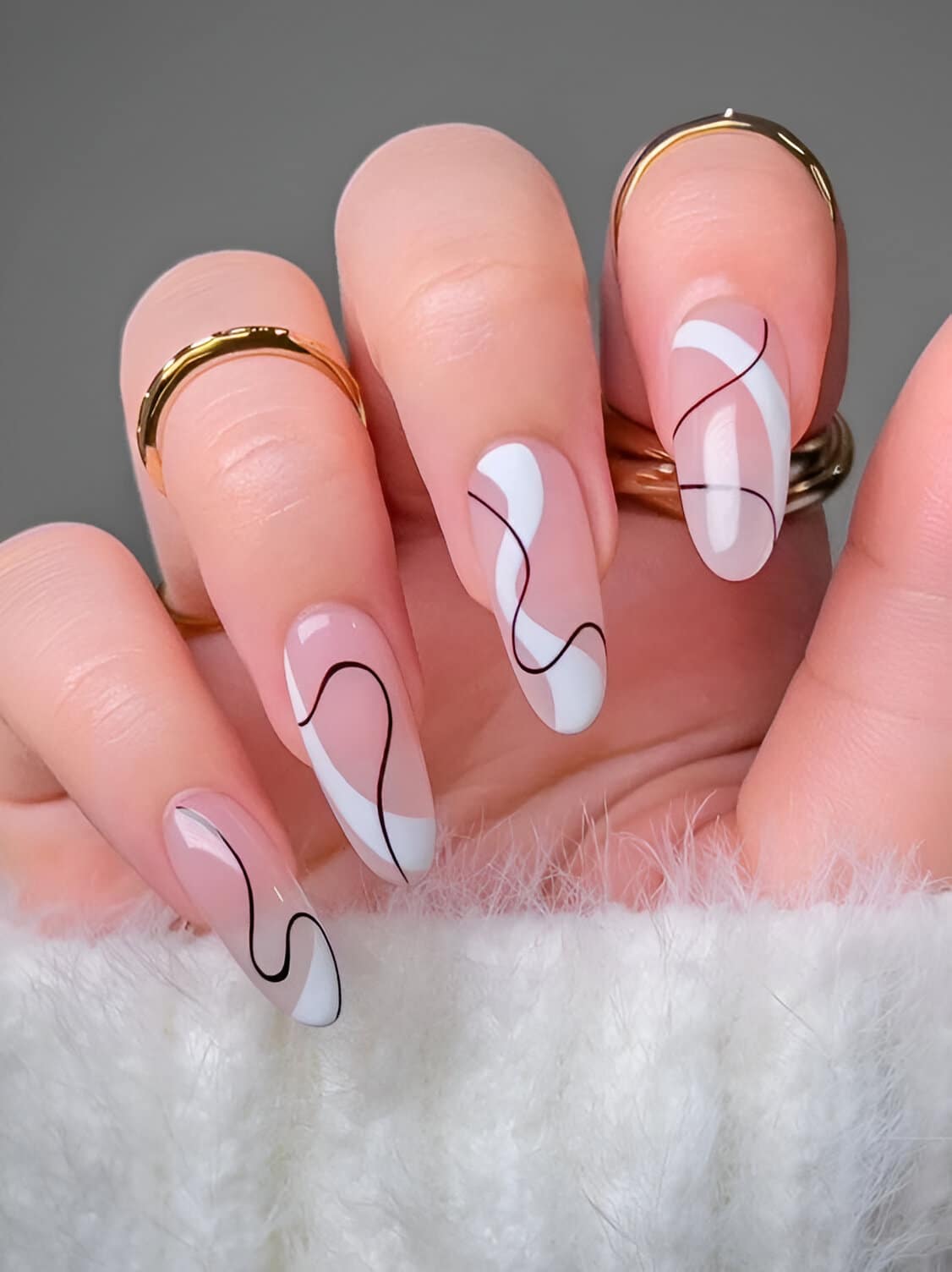 Romantic White Nails 4