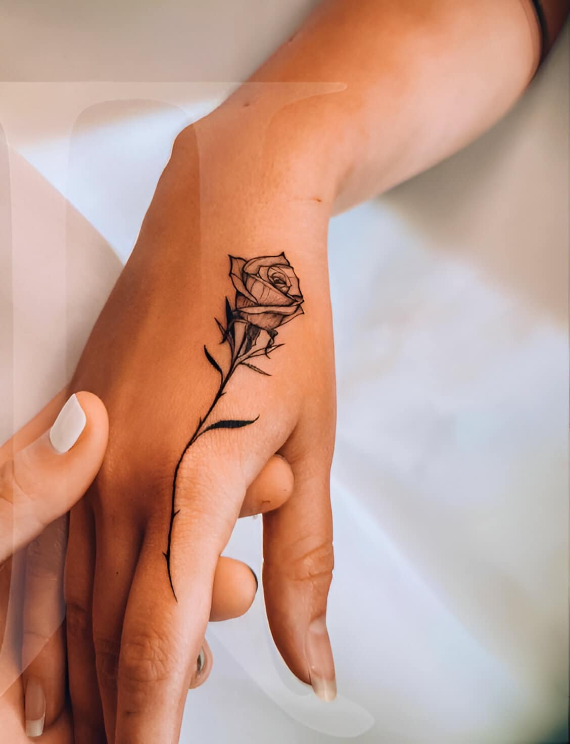 30 Elegant Feminine Rose Tattoos To Maximize Your Charm 19