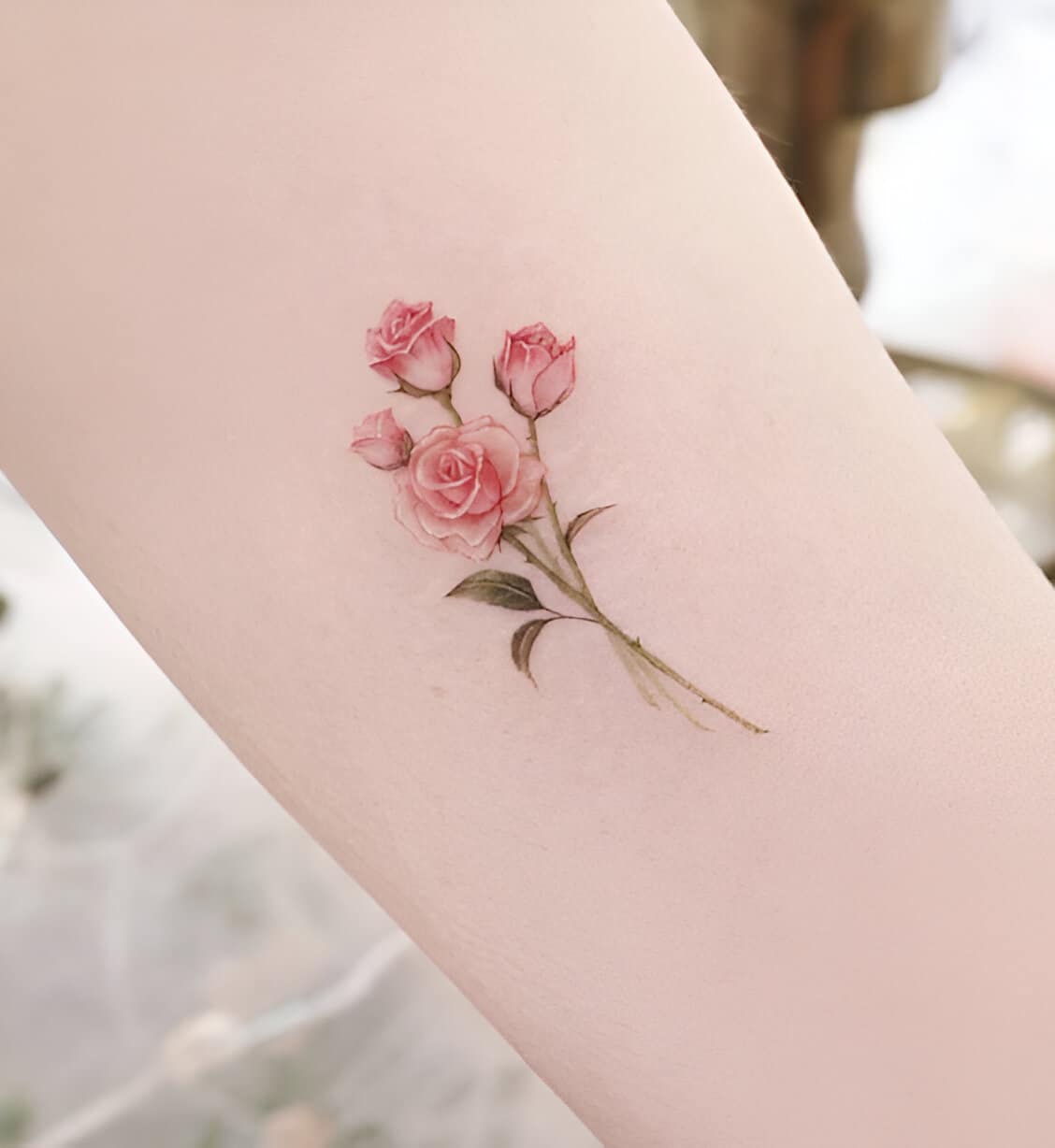 30 Elegant Feminine Rose Tattoos To Maximize Your Charm 28