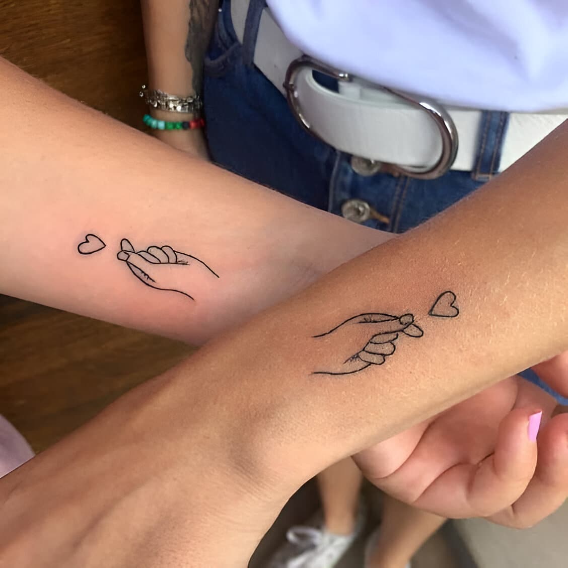 30 Elegant Matching Heart Tattoos To Get With Your Partner ASAP 14