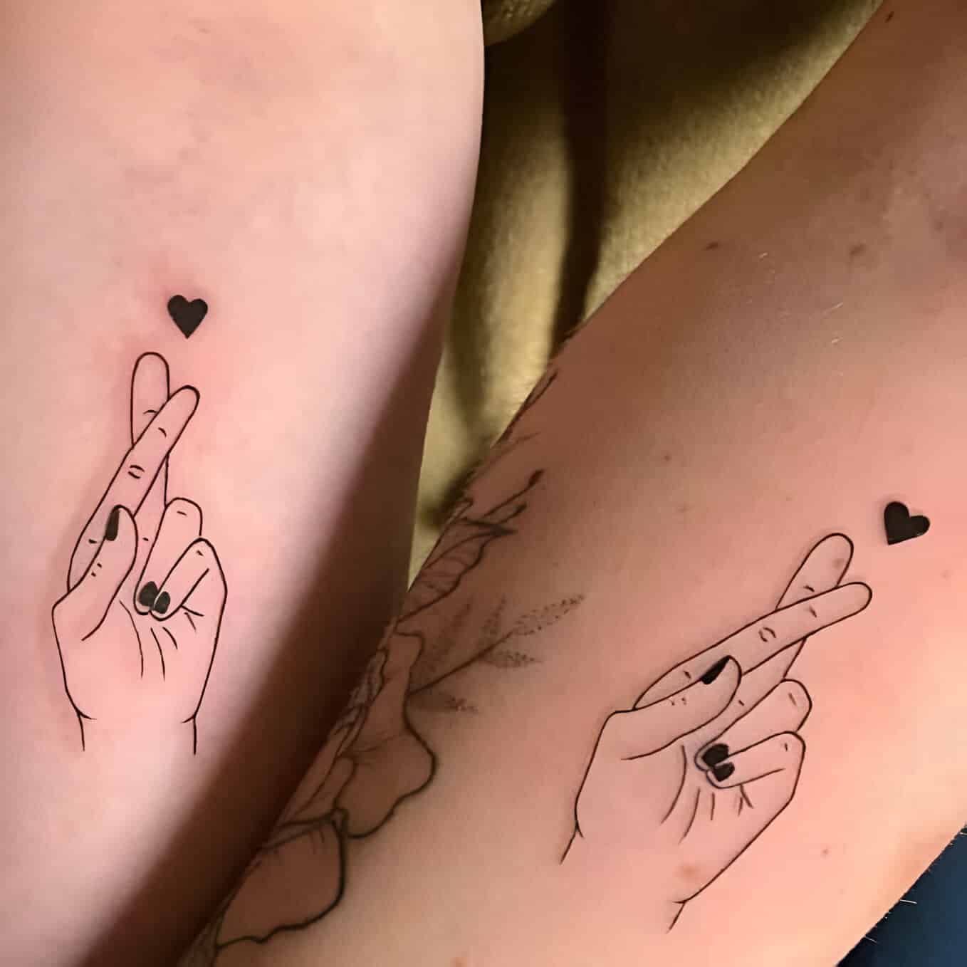 30 Elegant Matching Heart Tattoos To Get With Your Partner ASAP 2