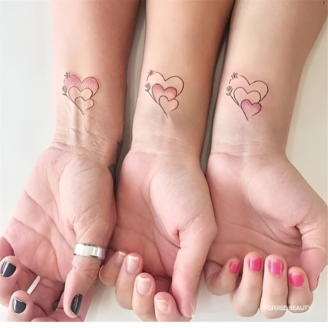 30 Elegant Matching Heart Tattoos To Get With Your Partner ASAP 27