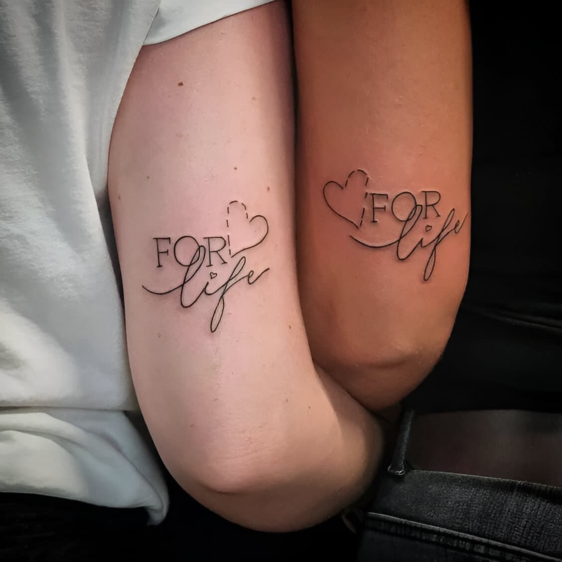 30 Elegant Matching Heart Tattoos To Get With Your Partner ASAP 5