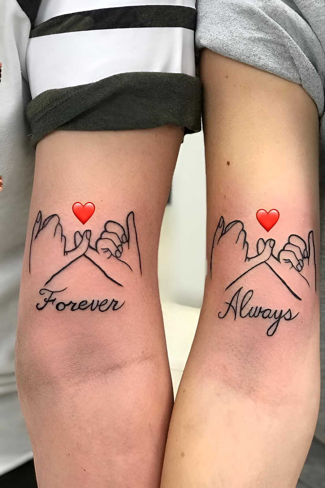 30 Elegant Matching Heart Tattoos To Get With Your Partner ASAP 6