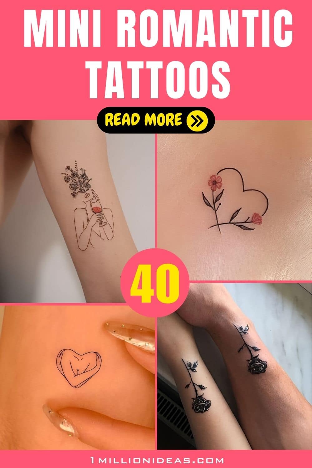 40 Feminine Mini Romantic Tattoos To Elevate Your Glam Like A Model - 47