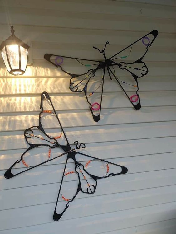 Coat Hanger Butterfly Craft