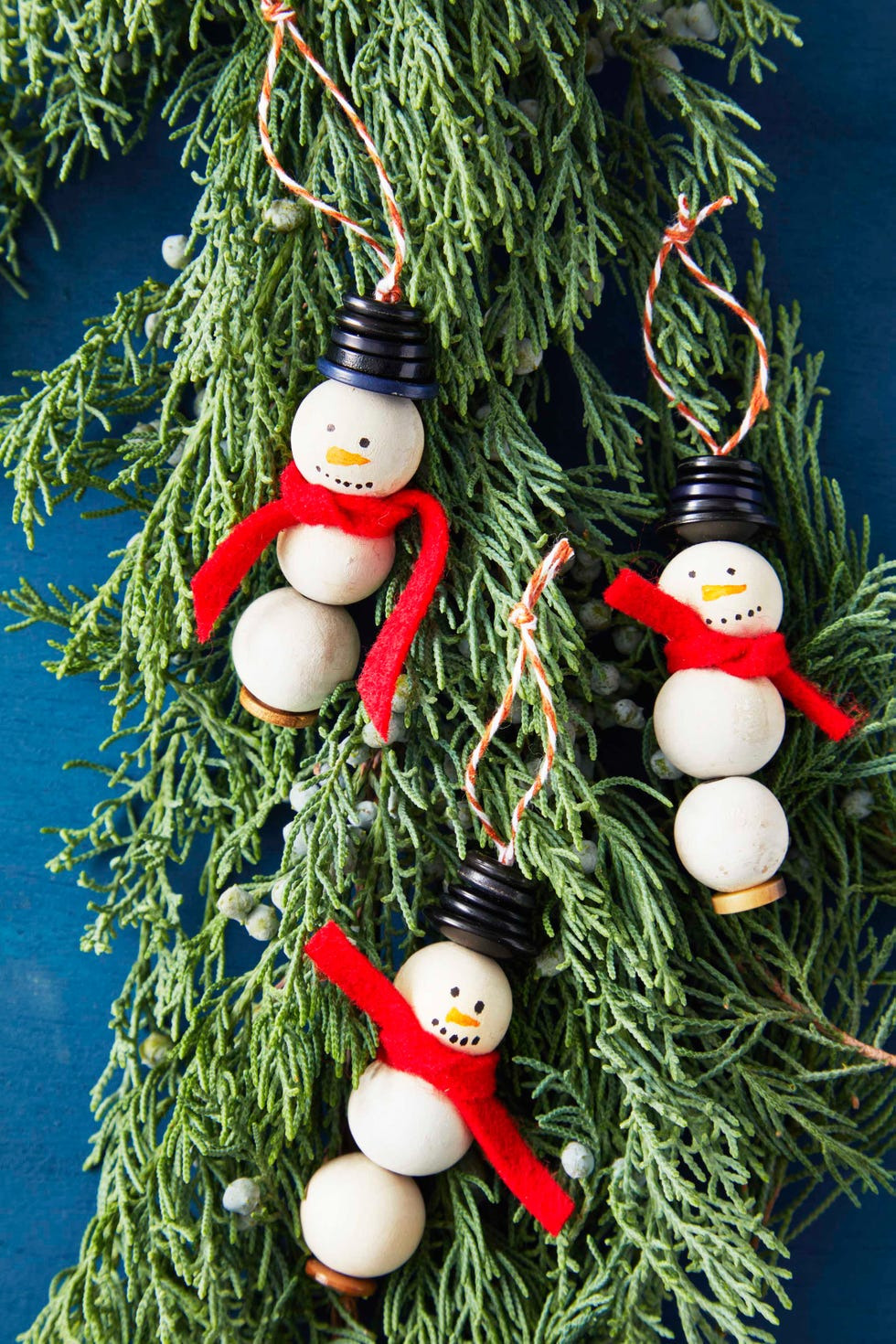 Craft Bead Snowmen