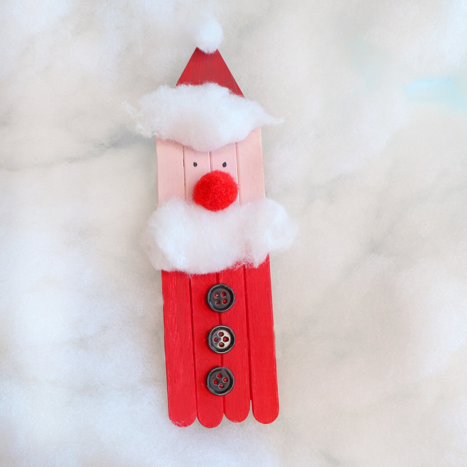 Craft Stick Santa