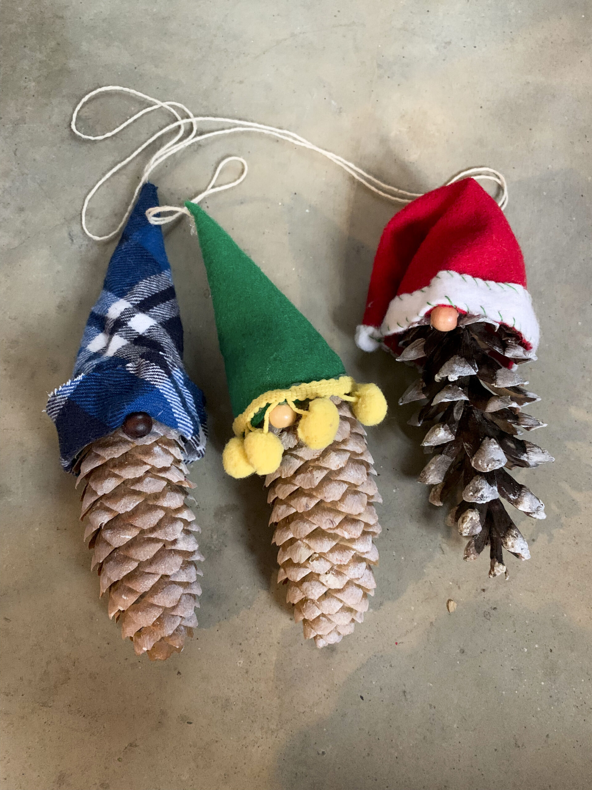 Pine Cone Santas