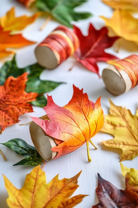 Autumn Leaf Napkin Rings 1