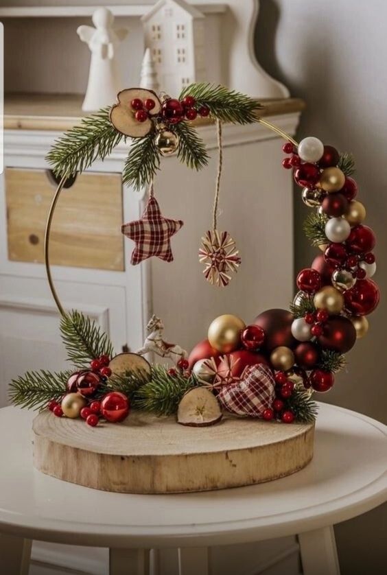 Charming Festive Ornament Hoop