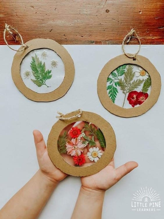 Delightful Autumn Botanical Ornaments 1