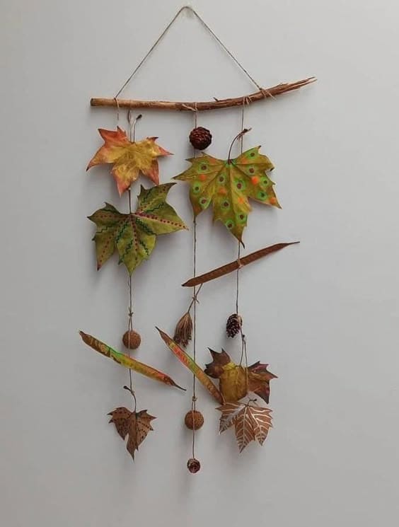 Enchanting Autumn Leaf Mobile 1