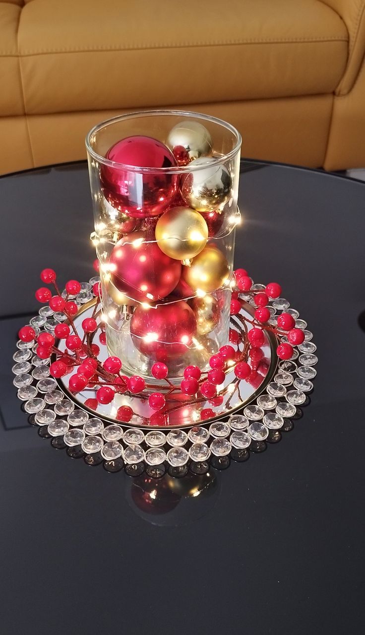 Glowing Bauble Centerpiece Delight