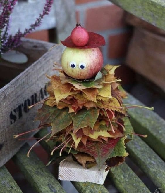 Playful Autumn Leaf Creature 1