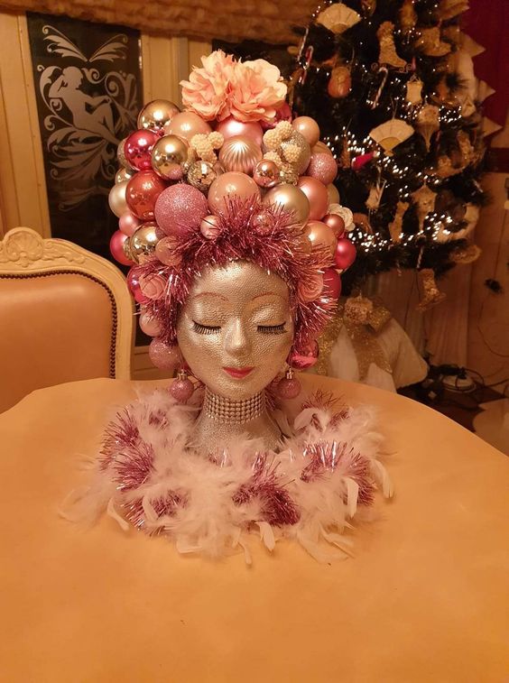 Whimsical Bauble Headdress Display