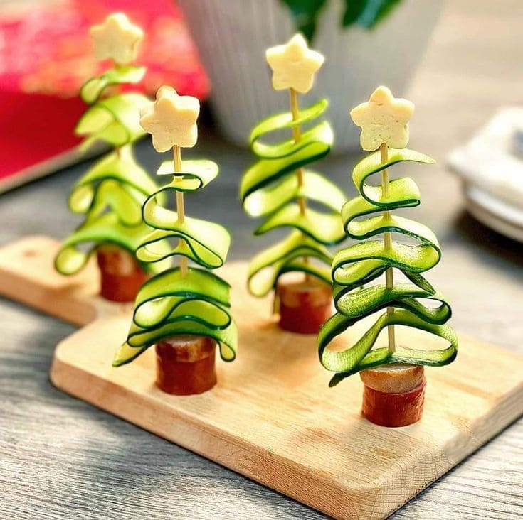 Adorable Cucumber Trees