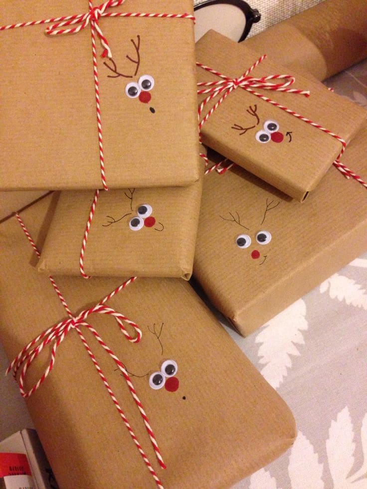 Adorable Googly-Eyed Christmas Presents