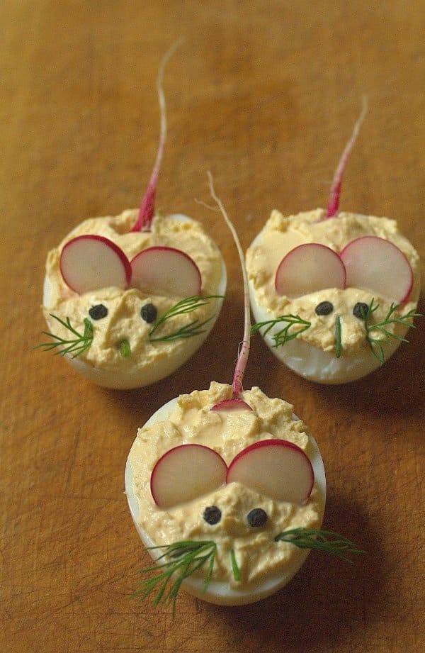 Adorable Mouse Deviled Eggs