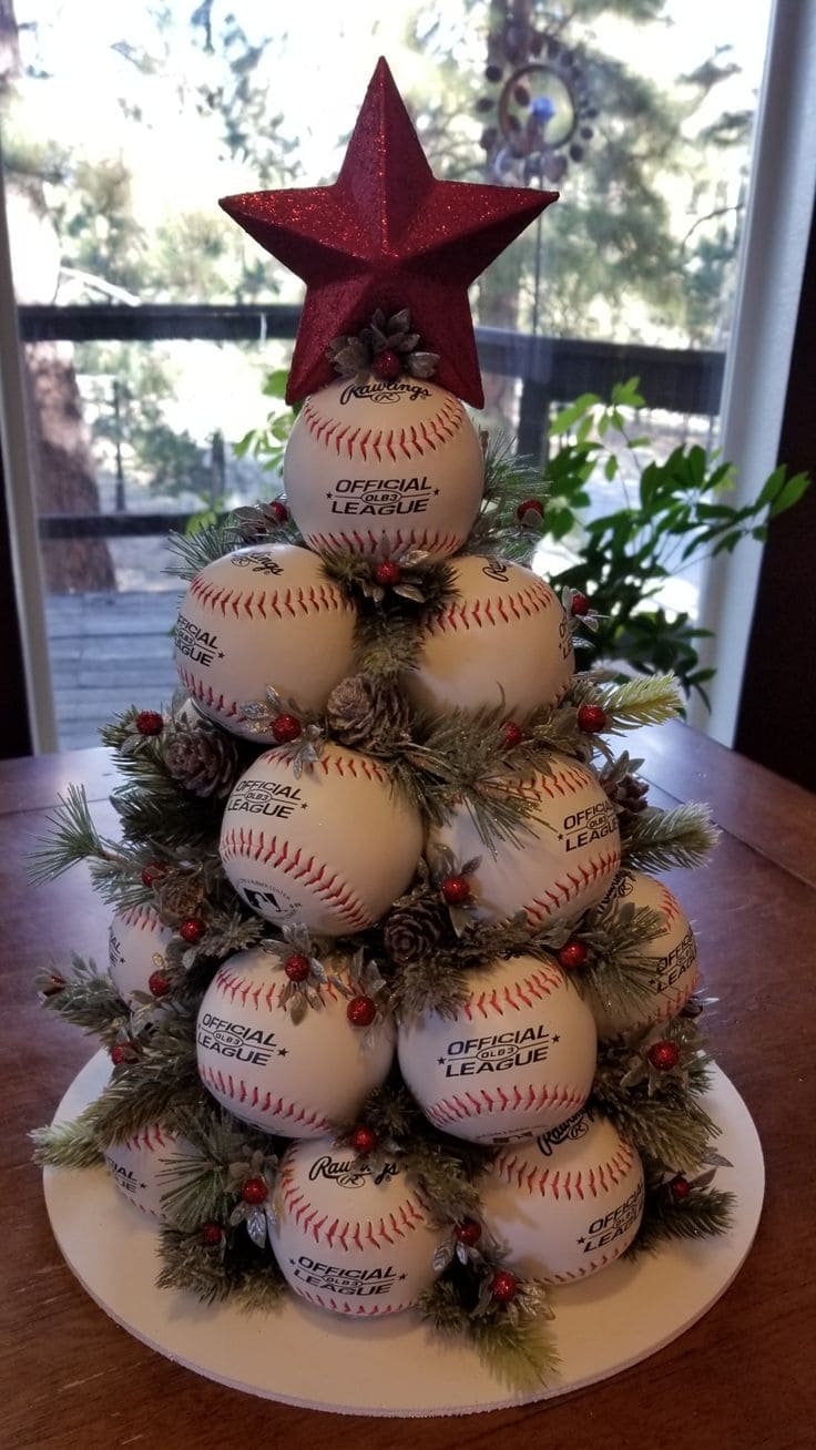 Baseball Christmas Tree