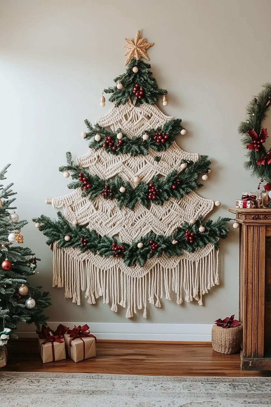 40 Creative Alternative Christmas Tree Ideas for a Cozy Holiday Season