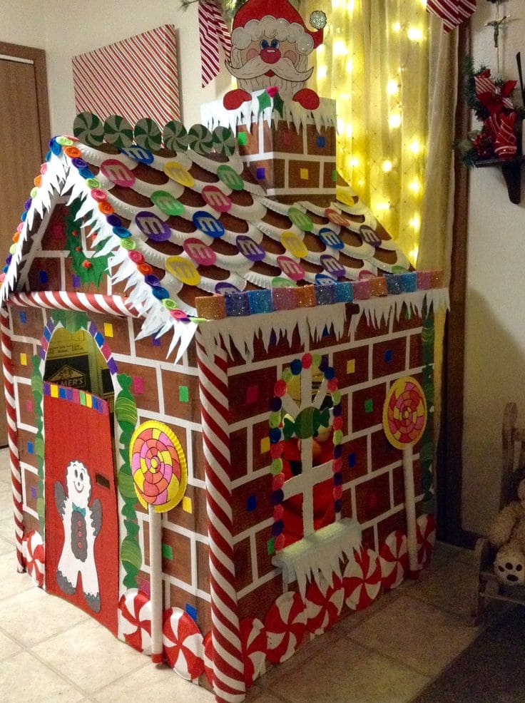 Cardboard Gingerbread House Masterpiece