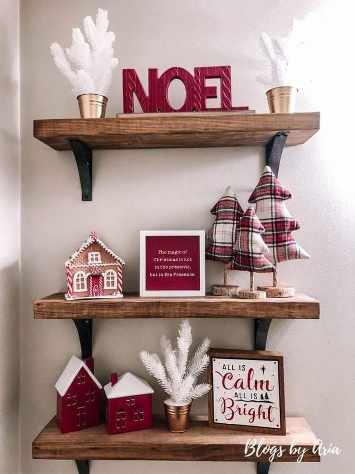 Charming Rustic Shelves