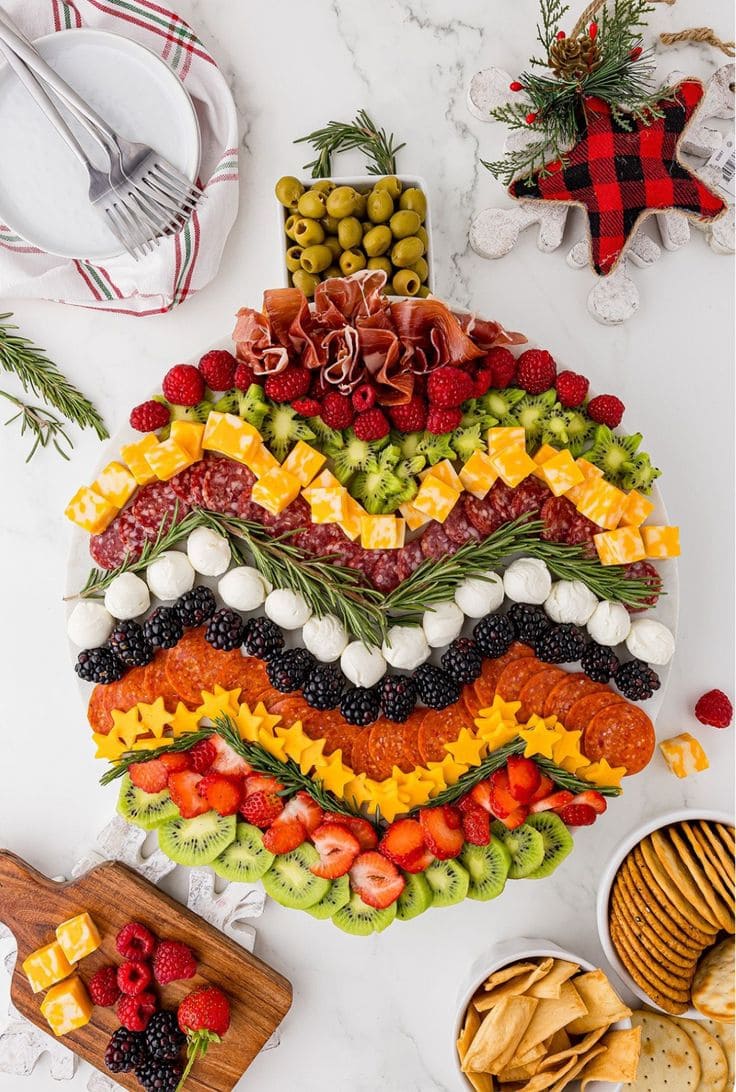 Colorful and Delicious Charcuterie Board