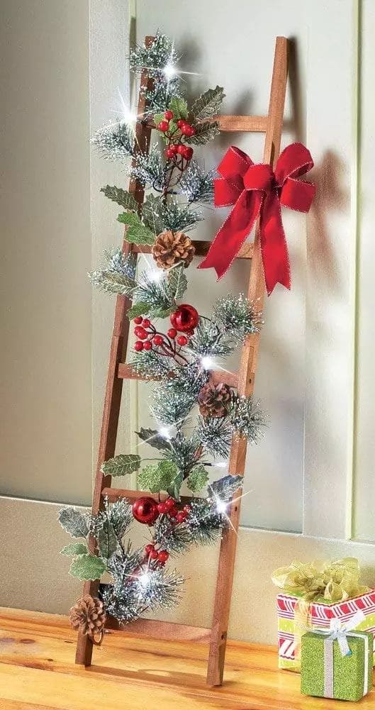 Festive Decorative Ladder