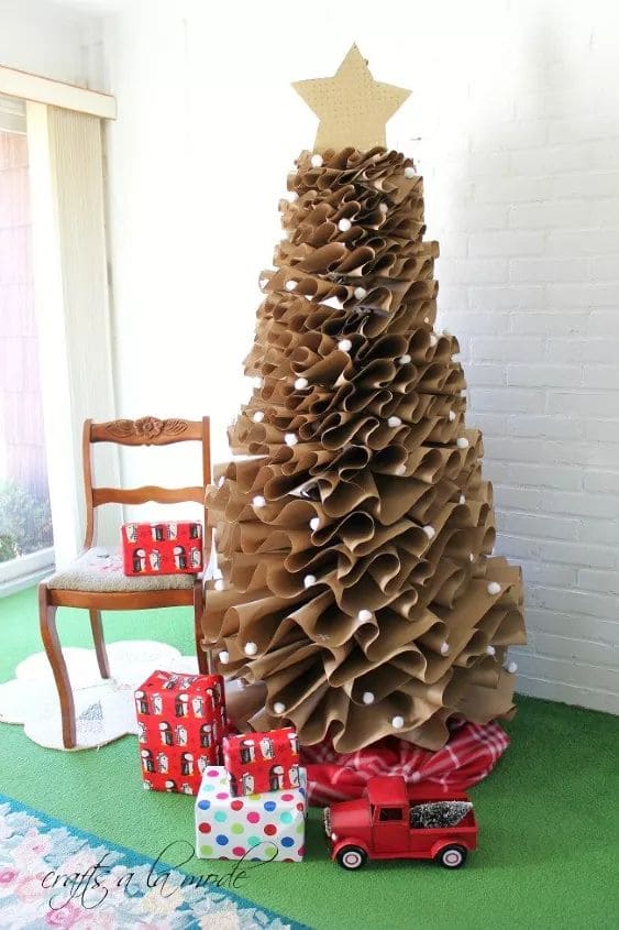 Paper Bag Christmas Tree