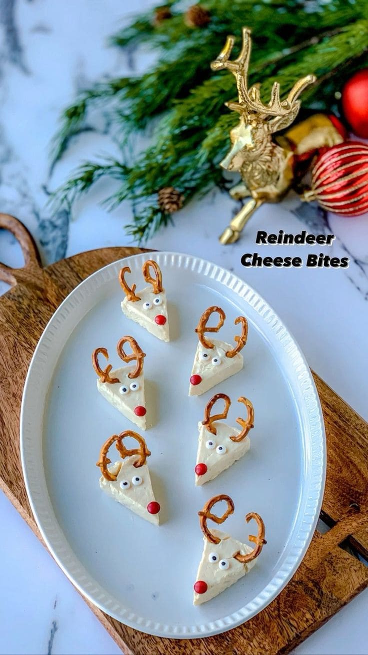 Reindeer Cheese Bites