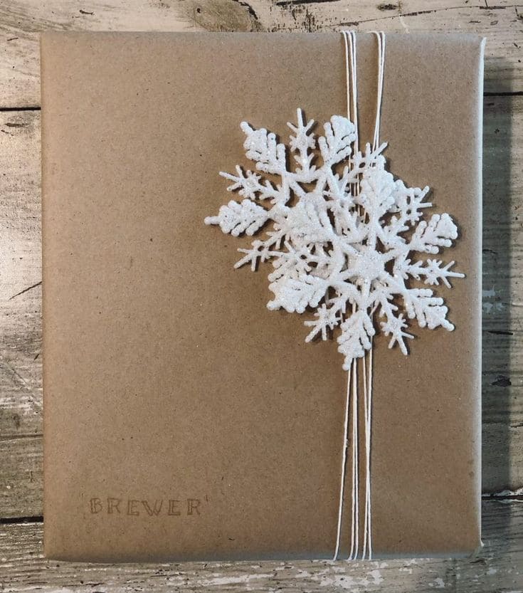 Snowflake Gift Wrap