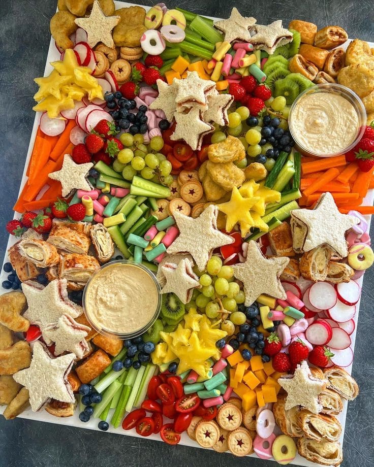 Whimsical Kids Charcuterie Board