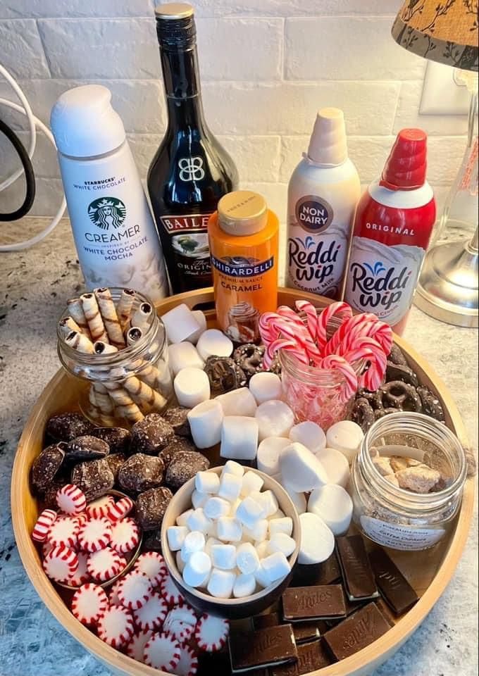 Whimsical Winter Hot Chocolate Bar